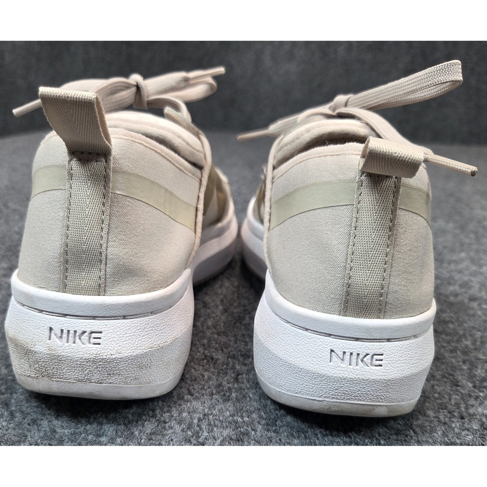 Nike Court Vision Alta Sneakers Womens 7 Cream Shoes - Picture 7 of 8
